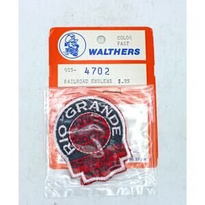 NOS Walthers Rio Grande Scenic Line of the World Railroad Patch
